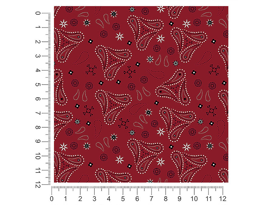 triangle territory paisley 1ft x 1ft Craft Sheets