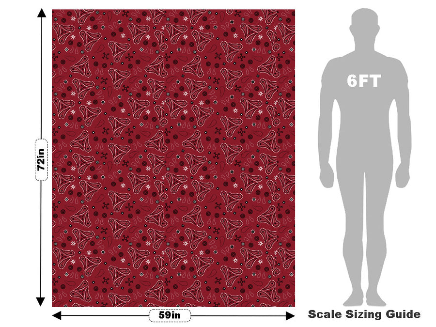 Triangle Territory Paisley Vehicle Wrap Scale~Rwraps Series 914 Triangle Territory Paisley Measurements~1