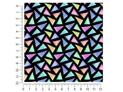 triangular melange mosaic 1ft x 1ft Craft Sheets