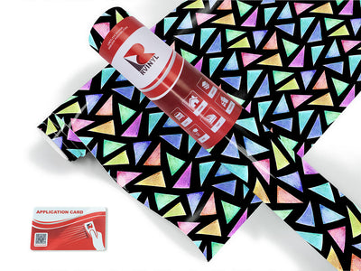 triangular melange mosaic Craft Vinyl Roll