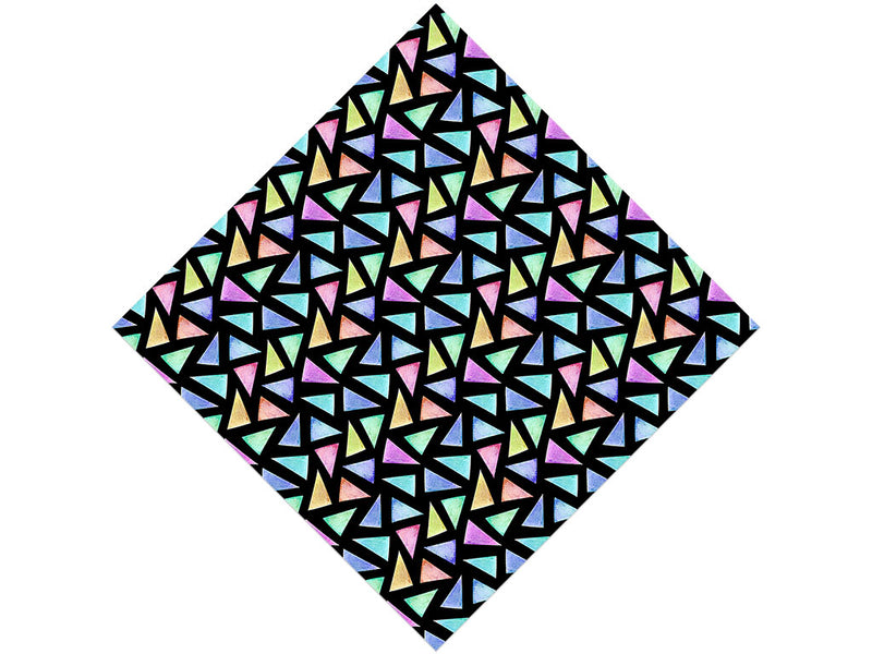 Triangular Melange Mosaic Vinyl Wrap Pattern