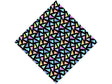 Triangular Melange Mosaic Vinyl Wrap Pattern