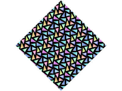 Triangular Melange Mosaic Vinyl Wrap Pattern