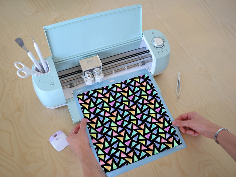 triangular melange mosaic Cricut Compatible Vinyl