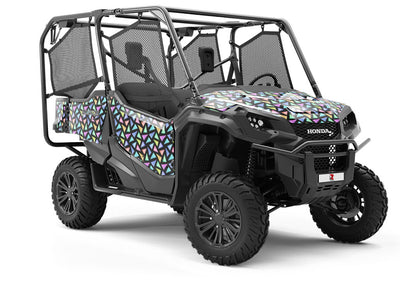 Triangular Melange Mosaic Utility Vehicle Vinyl Wrap