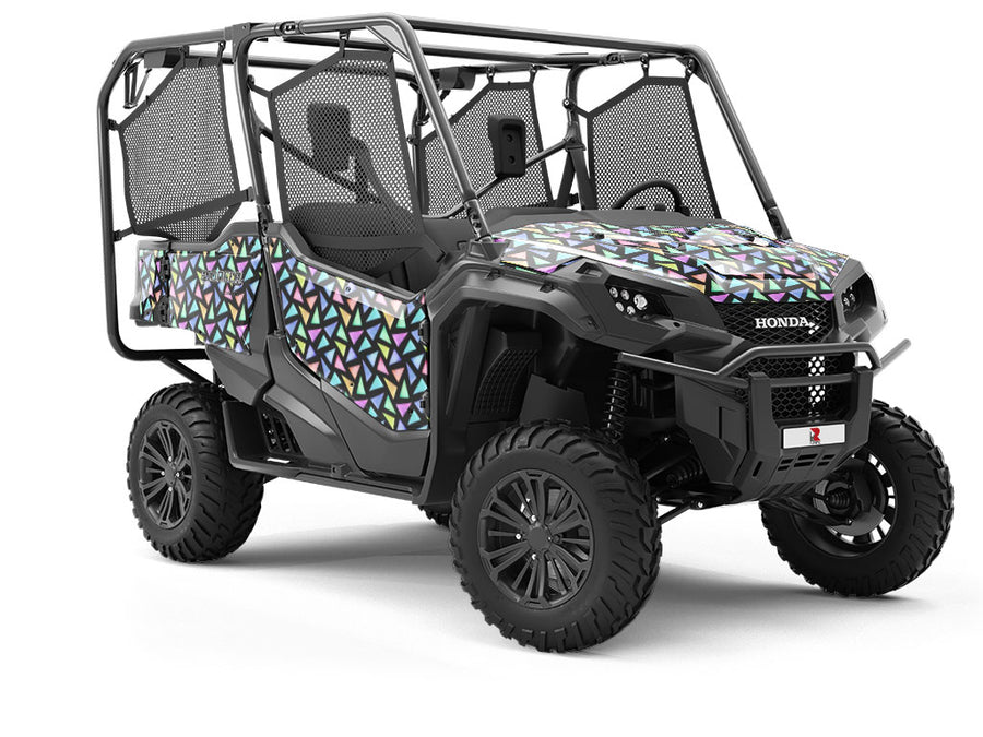 Triangular Melange Mosaic Utility Vehicle Vinyl Wrap
