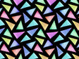 Triangular Melange Mosaic Vinyl Wrap Pattern~Rwraps Series 914 Digitally Printed Vinyl Wrap~0