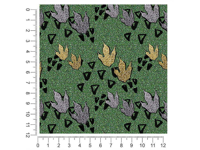 triassic tracks dinosaur 1ft x 1ft Craft Sheets