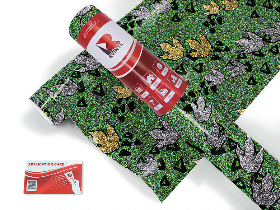 triassic tracks dinosaur Craft Vinyl Roll