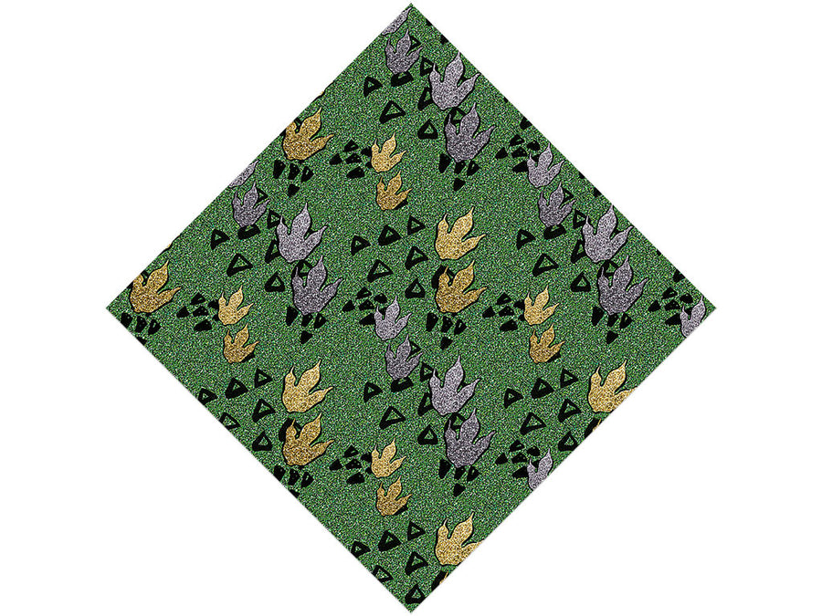 Triassic Tracks Dinosaur Vinyl Wrap Pattern