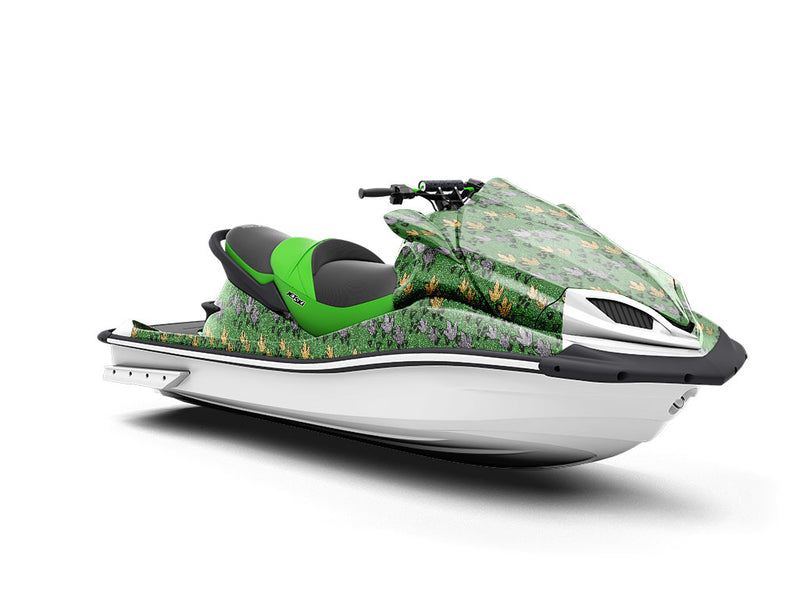 Triassic Tracks Dinosaur Jet Ski Vinyl Customized Wrap