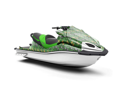 Triassic Tracks Dinosaur Jet Ski Vinyl Customized Wrap