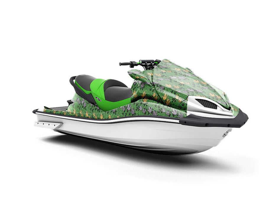 Triassic Tracks Dinosaur Jet Ski Vinyl Customized Wrap