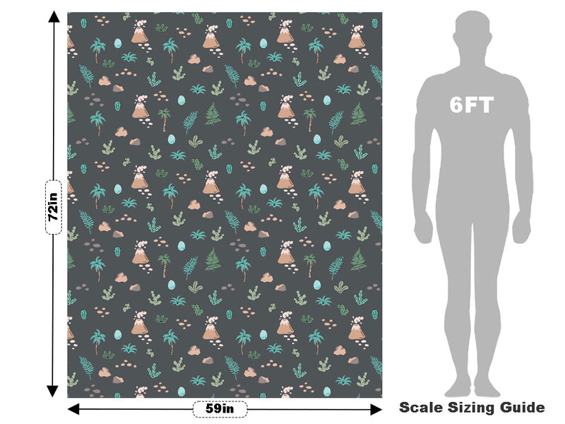 Triassic Trees Dinosaur Vehicle Wrap Scale~Rwraps Series 914 Triassic Trees Dinosaur Measurements~1
