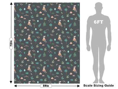 Triassic Trees Dinosaur Vehicle Wrap Scale~Rwraps Series 914 Triassic Trees Dinosaur Measurements~1