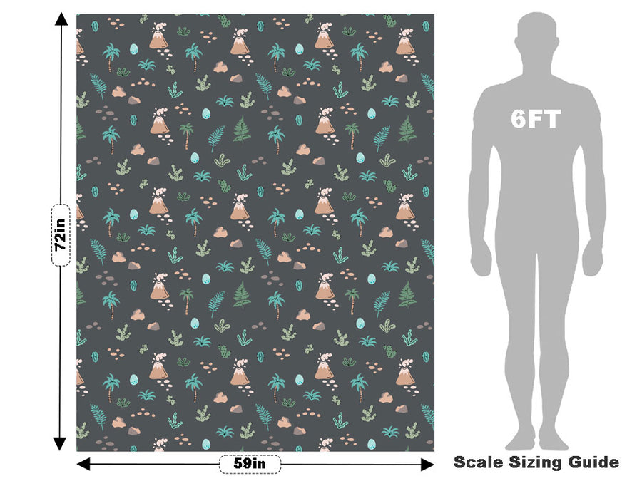Triassic Trees Dinosaur Vehicle Wrap Scale~Rwraps Series 914 Triassic Trees Dinosaur Measurements~1