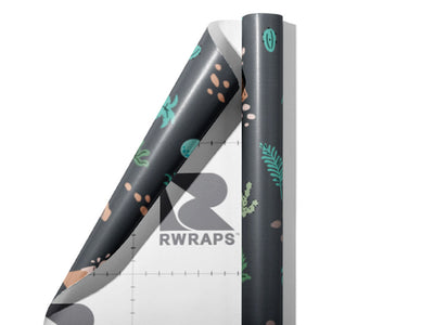 Triassic Trees Dinosaur Wrap Film Sheets~Rwraps Series 914 Triassic Trees Dinosaur Scrolled Sheet~3