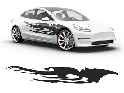 3M Black Tribal Dreams Body Graphic~Full Side Auto Decal Kit~0