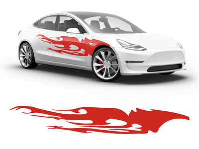 3M Light Red Tribal Dreams Body Graphic~Full Side Auto Decal Kit~0