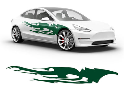 3M Dark Green Tribal Dreams Body Graphic~Full Side Auto Decal Kit~0