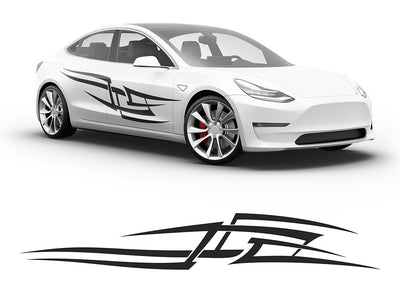 Tribal Tattoo Body Graphic~Full Side Auto Decal Kit~0