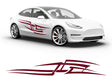 3M Burgundy Tribal Tattoo Body Graphic~Full Side Auto Decal Kit~0