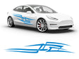 3M Light Blue Tribal Tattoo Body Graphic~Full Side Auto Decal Kit~0
