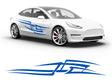 3M Azure Blue Tribal Tattoo Body Graphic~Full Side Auto Decal Kit~0