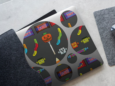 trick or treat halloween DIY Laptop Stickers