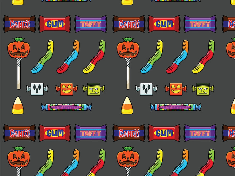 Trick Or Treat Halloween Vinyl Wrap Pattern~Rwraps Series 914 Digitally Printed Vinyl Wrap~0