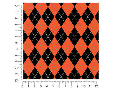 trick-or-treat argyle 1ft x 1ft Craft Sheets