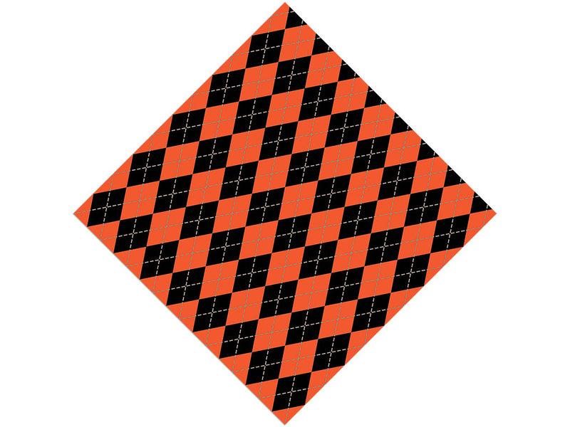 Trick-or-Treat  Argyle Vinyl Wrap Pattern