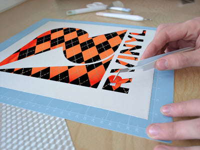trick-or-treat argyle Easy Weed Craft Vinyl