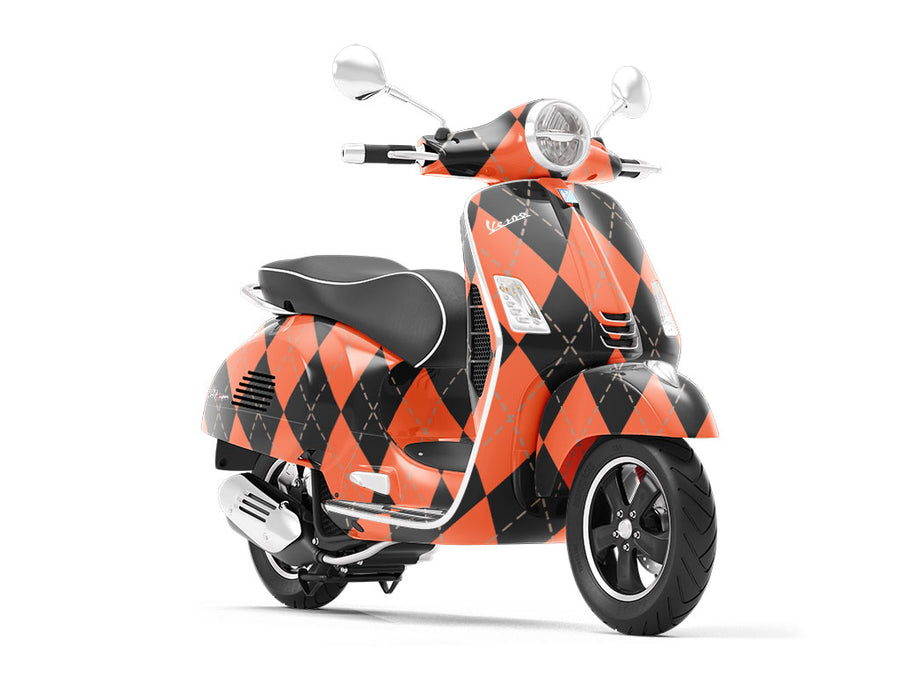Trick-or-Treat  Argyle Vespa Scooter Wrap Film
