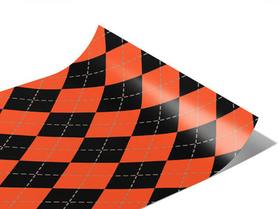 Trick-or-Treat  Argyle Vinyl Wraps~Rwraps Series 914 Digitally Printed Vinyl Wrap~0