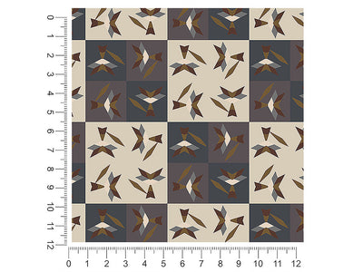 tricky foxes mosaic 1ft x 1ft Craft Sheets