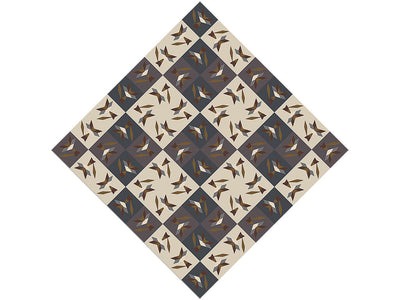 Tricky Foxes Mosaic Vinyl Wrap Pattern