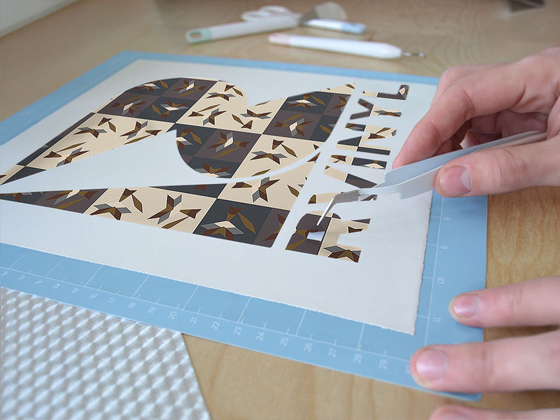 tricky foxes mosaic Easy Weed Craft Vinyl