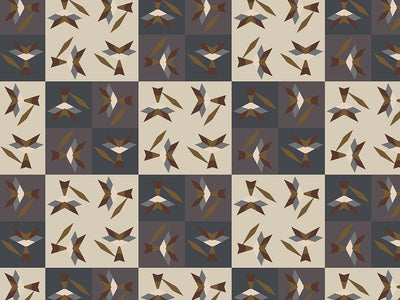 Tricky Foxes Mosaic Vinyl Wrap Pattern~Rwraps Series 914 Digitally Printed Vinyl Wrap~0