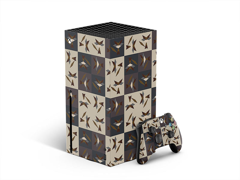 tricky foxes mosaic XBOX DIY Decal