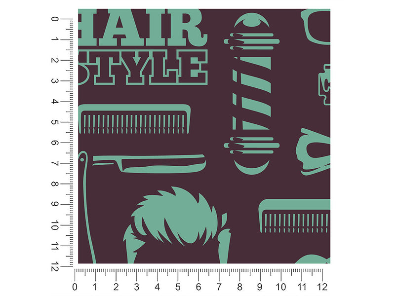 trim up barber shop 1ft x 1ft Craft Sheets