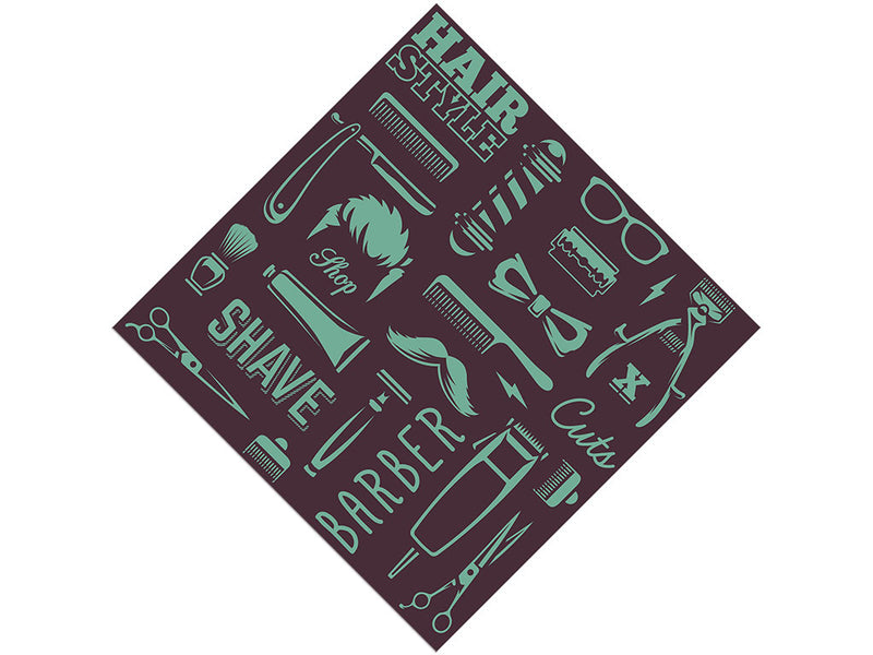Trim Up Barber Vinyl Wrap Pattern
