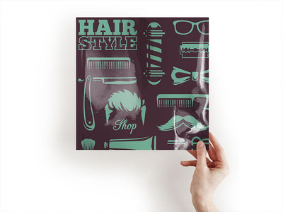 trim up barber shop Craft Sheets