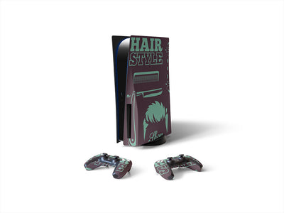 trim up barber shop Sony PS5 DIY Skin
