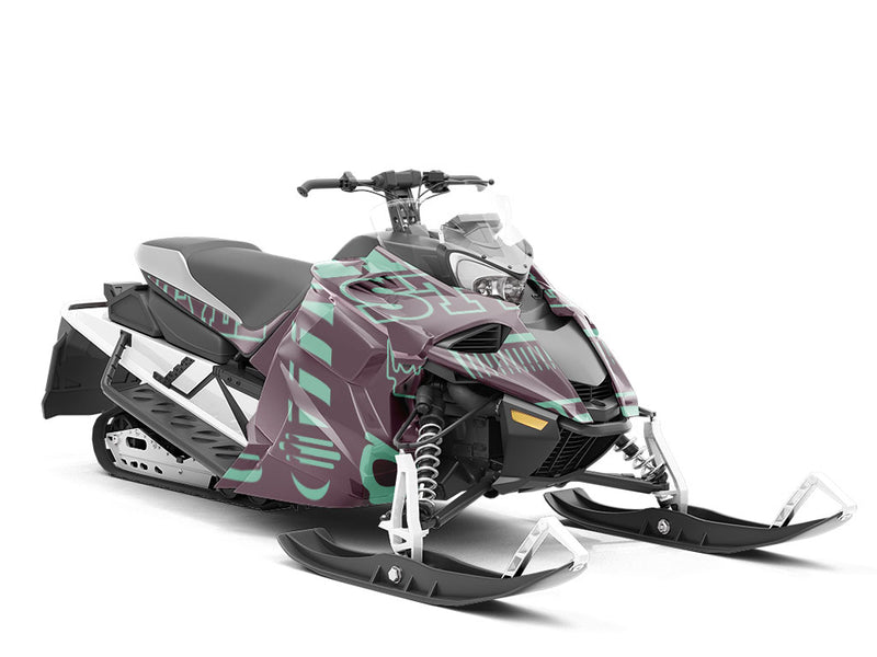 Trim Up Barber Custom Wrapped Snowmobile