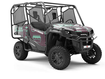 Trim Up Barber Utility Vehicle Vinyl Wrap