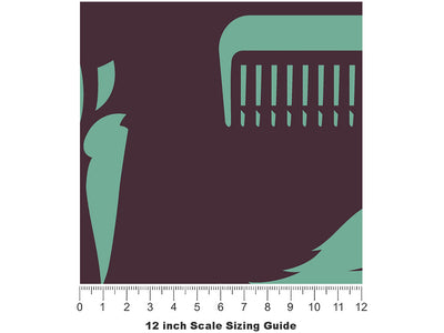 Trim Up Barber Vinyl Film Pattern Size 12 inch Scale~Rwraps Trim Up Barber Sizing Chart~2