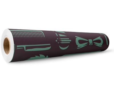 Trim Up Barber Wrap Film Wholesale Roll~Rwraps Series 914 Digitally Printed Vinyl Roll~5
