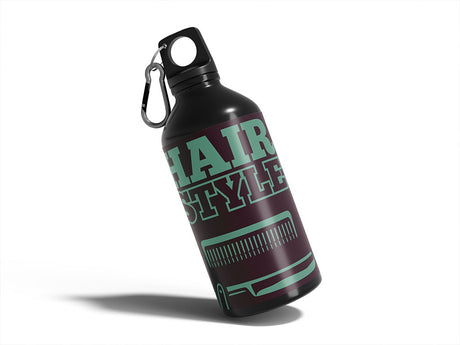 trim up barber shop Water Bottle DIY Stickers