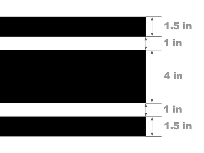 Triple Threat Fender Hash Mark Width Diagram